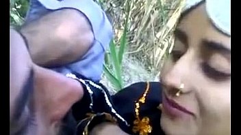 desi man with beautifull teen outdoor