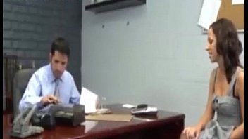 Secretaria hermosa tetona y sabroso culo me la follo en mi oficina morrita cachonda caliente penetra