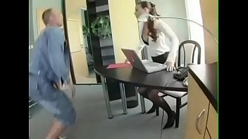 Sexy and tall secretary assfuck