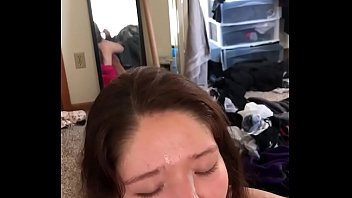 Mexican girl gets a facial for being good