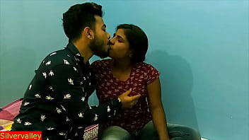 Desi Teen girl having sex with step Brother secretly!! 1st time fucking!!